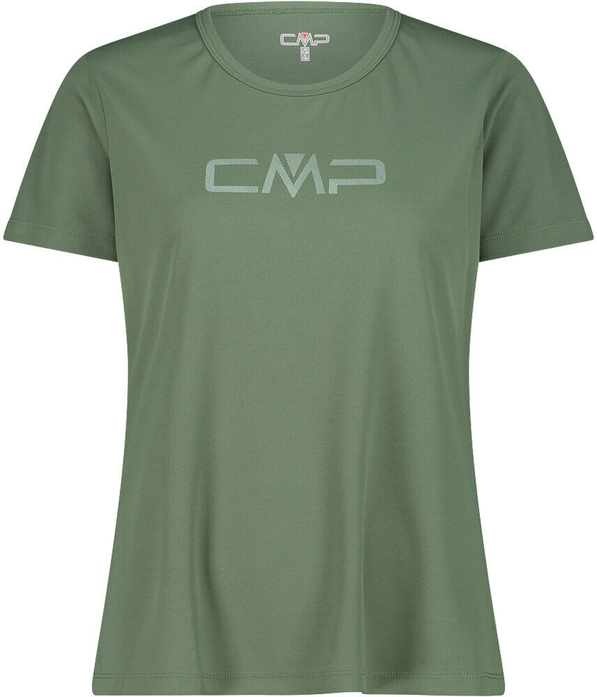 Cmp woman co t-shirt camiseta montaña manga corta mujer Verde (34)