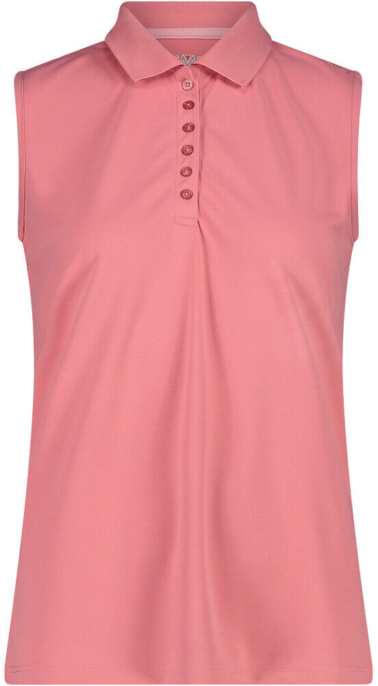 Cmp woman polo sleevless camiseta tirantes Rosa (38)