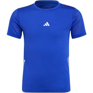 Adidas 3 bandas camiseta entrenamiento manga corta niño Azul (140)