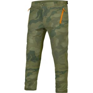 Endura pantalon mt500 burner junior culotte largo niño Verde (7-8)