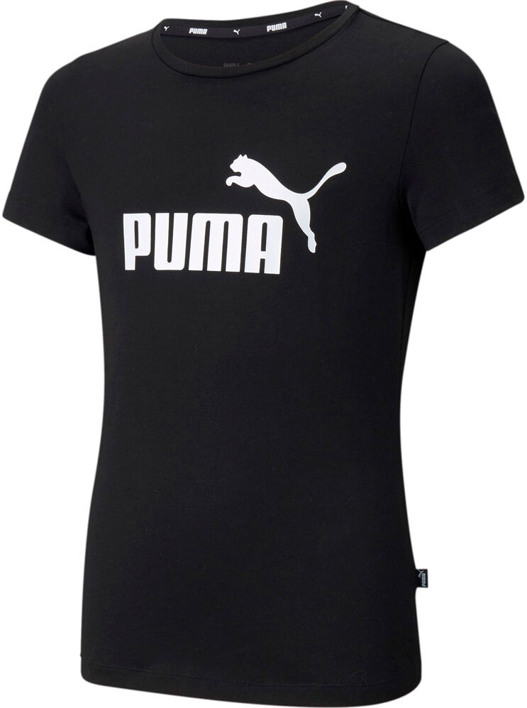 Puma essentials logo camiseta manga corta niña Negro (140)