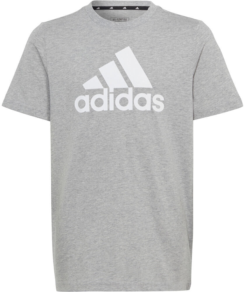 Adidas essentials big logo cotton camiseta manga corta niño Gris (128)