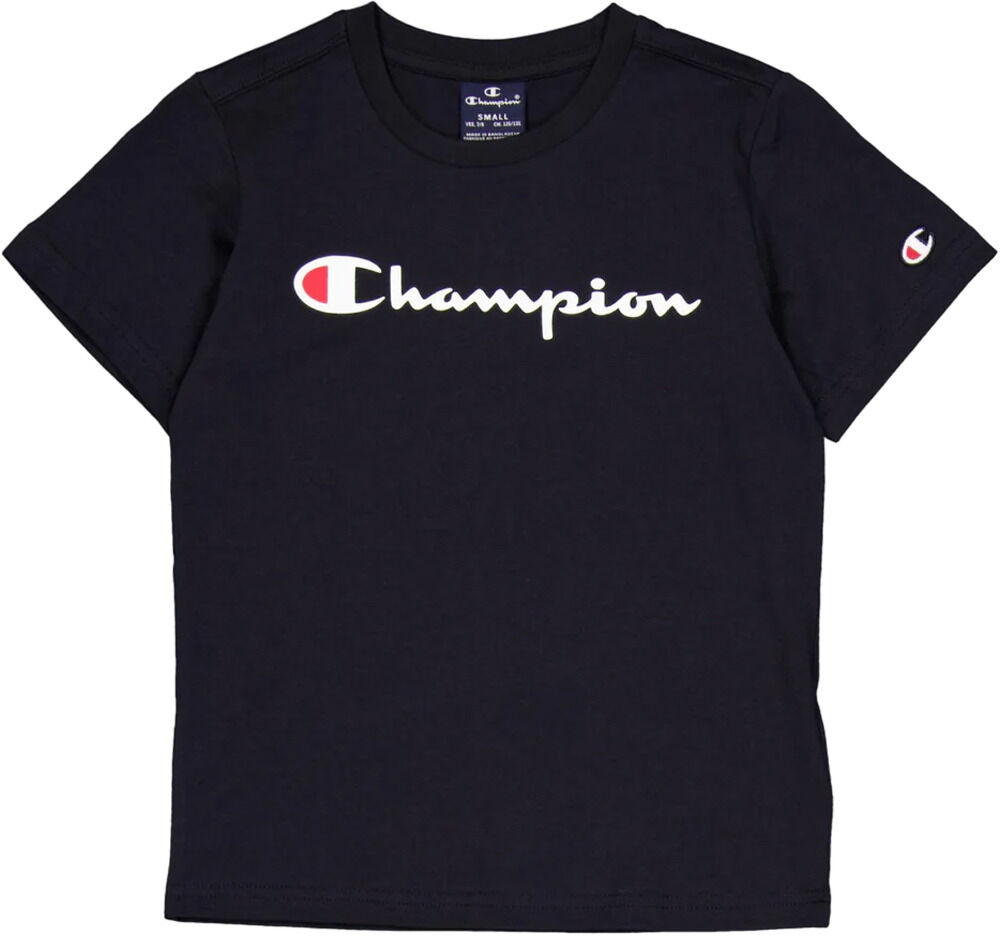 Champion crewneck t-shirt camiseta manga corta niño Negro (L)