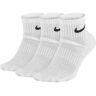 Nike everyday cushion 3p calcetines deportivos Blanco (M)