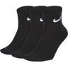 Nike everyday lightweight 3p calcetines deportivos Negro (S)