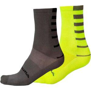 Endura stripe coolmax 2 pack calcetines ciclismo  (S-M)