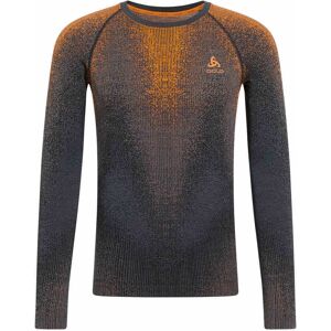 Odlo bl top crew neck l/s blackcomb camiseta térmica manga larga hombre Naranja (XL)