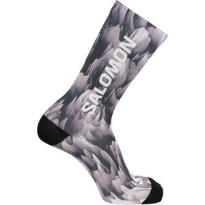 Salomon creamy lava crew calcetines crossfit Negro (XL)