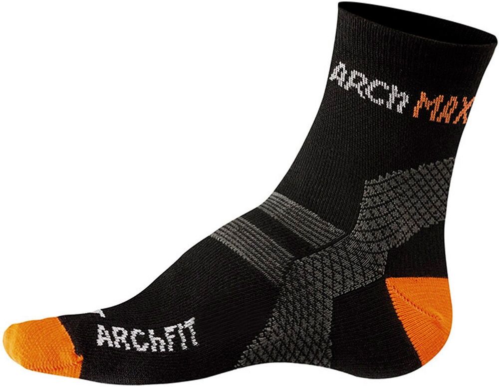 Arch Max archfit run short calcetines running Negro