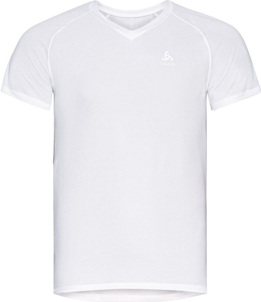 Odlo bl top v-neck s/s active everyday eco 2p camiseta térmica manga corta hombre Blanco (S)