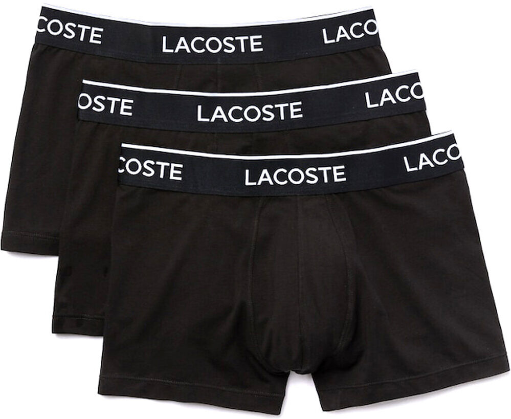 Lacoste underwear trunk boxer Negro (M)