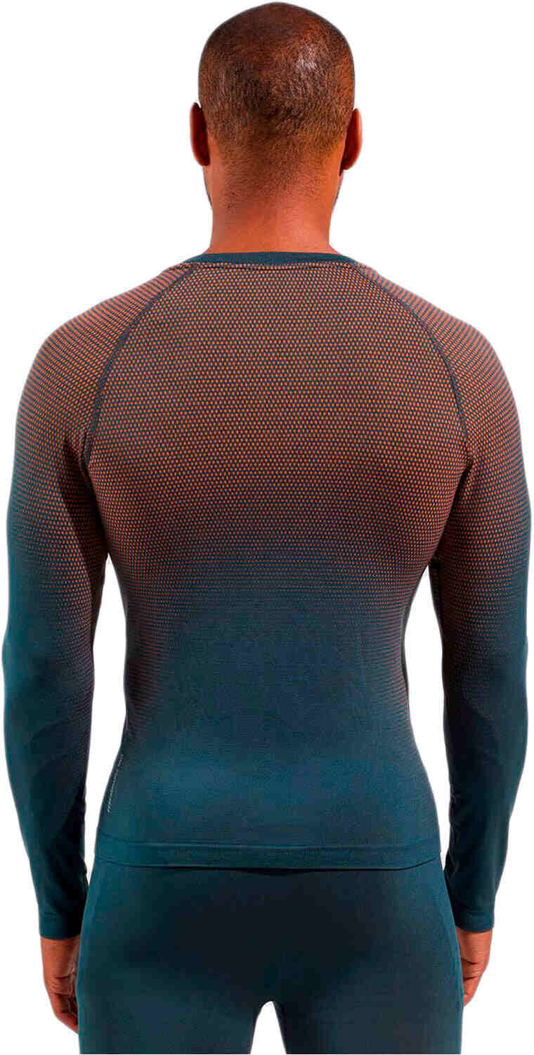 Odlo performance light camiseta térmica manga larga hombre Naranja (S)