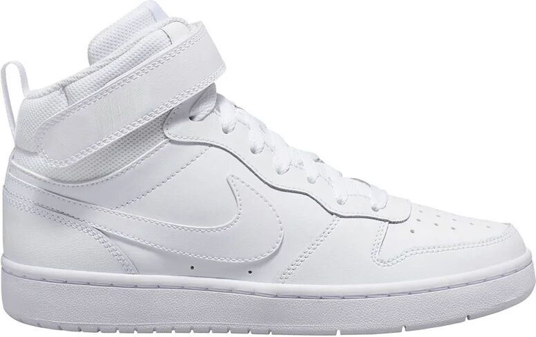 Nike court borough mid 2 gs zapatilla moda niño Blanco (7)