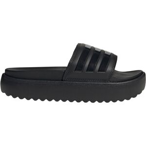 Adidas adilette platform chanclas mujer Negro (7)