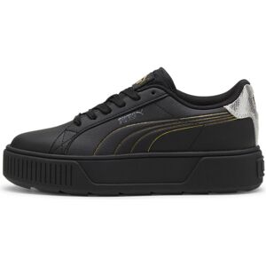 Puma karmen metallic shine zapatilla moda mujer Negro (6)