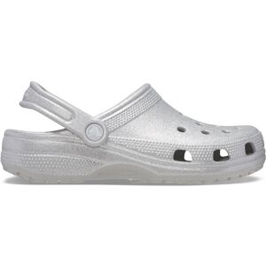 Crocs classic glitter zueco mujer Gris (7)