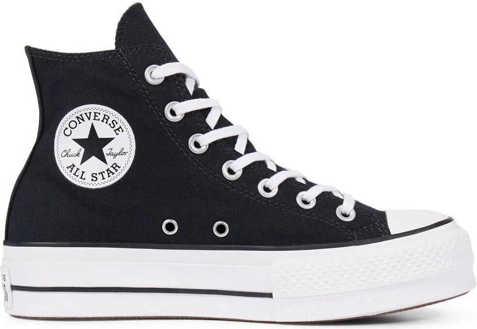 Converse chuck taylor all star platform zapatilla moda mujer Negro (7)