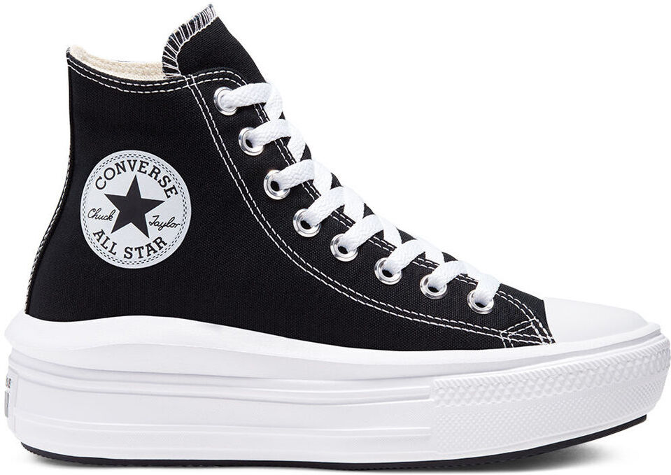 Converse chuck taylor all star move zapatilla moda mujer Negro (6)