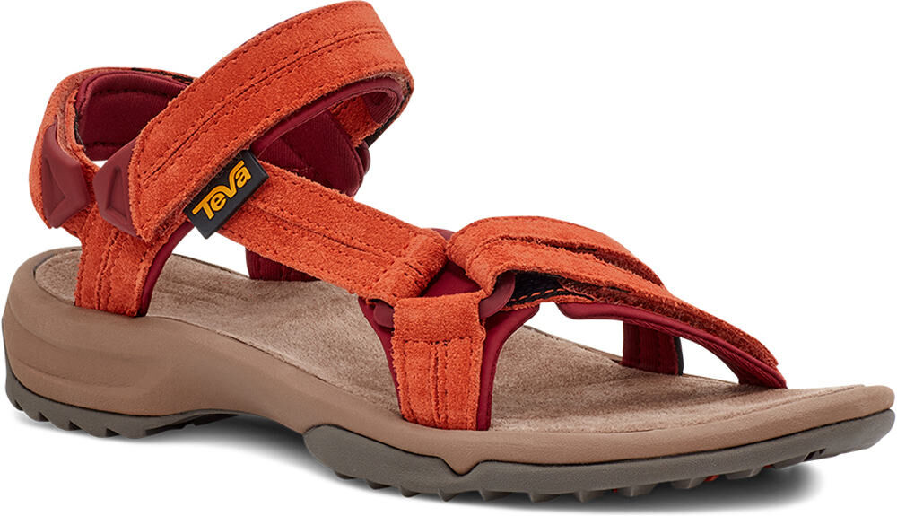 Teva terra fi lite suede sandalias trekking mujer Rosa (7)