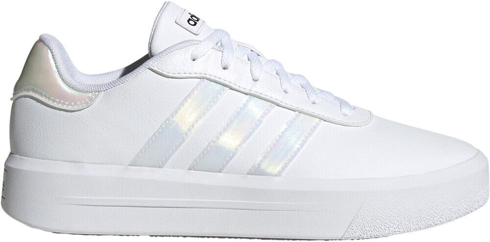 Adidas court platform zapatilla moda mujer Blanco (6,5)