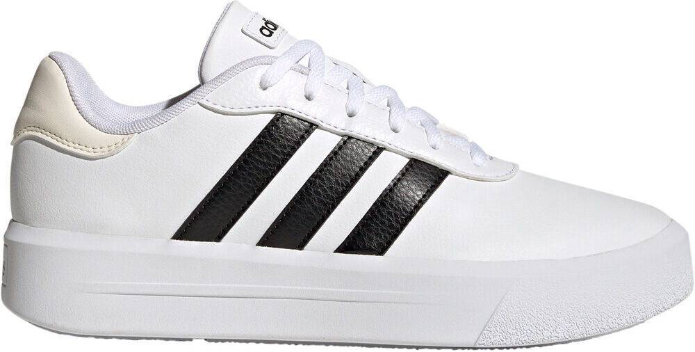 Adidas court platform zapatilla moda mujer Blanco (5)