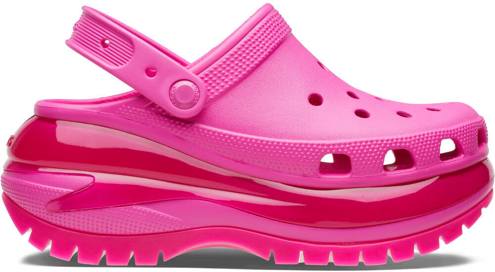 Crocs classic mega crush zueco mujer Rosa (8)