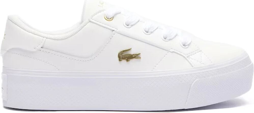 Lacoste ziane platform 124 zapatilla moda mujer Blanco (7,5)