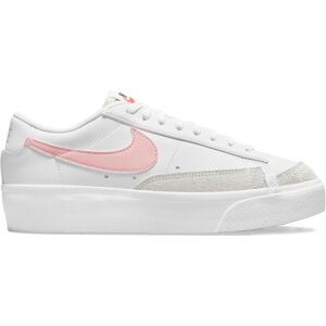 Nike blazer low platform zapatilla moda mujer Blanco (7,5)