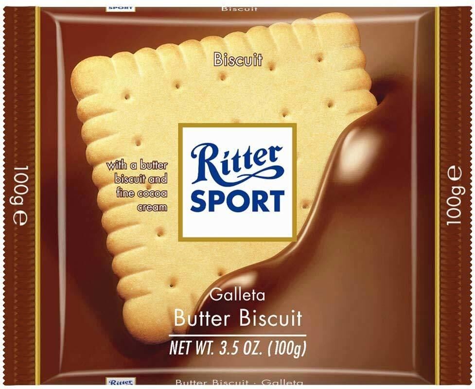 Ritter Sport Barritas energéticas r.sport tab. galleta 100 gr.