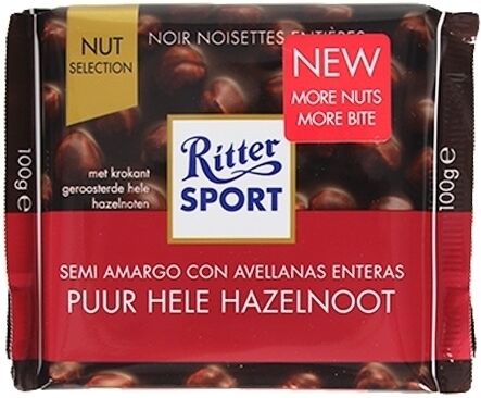 Ritter Sport Barritas energéticas r.sport tab. new negro av. 100 gr.