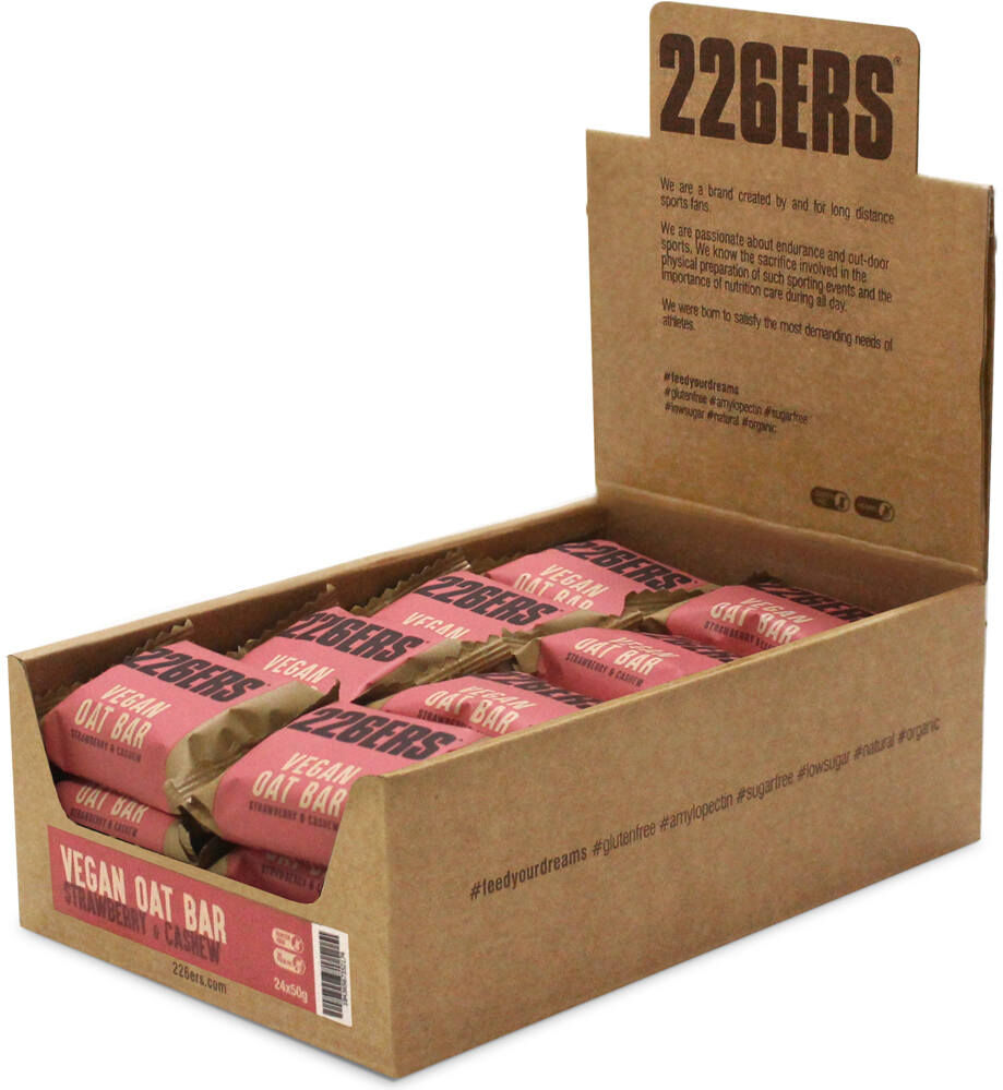 226ers vegan oat bar 50g strawberry  cashew  (UNICA)