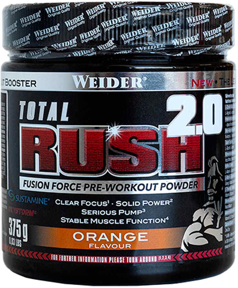 Weider total rush 20 pre work out Naranja (UNICA)