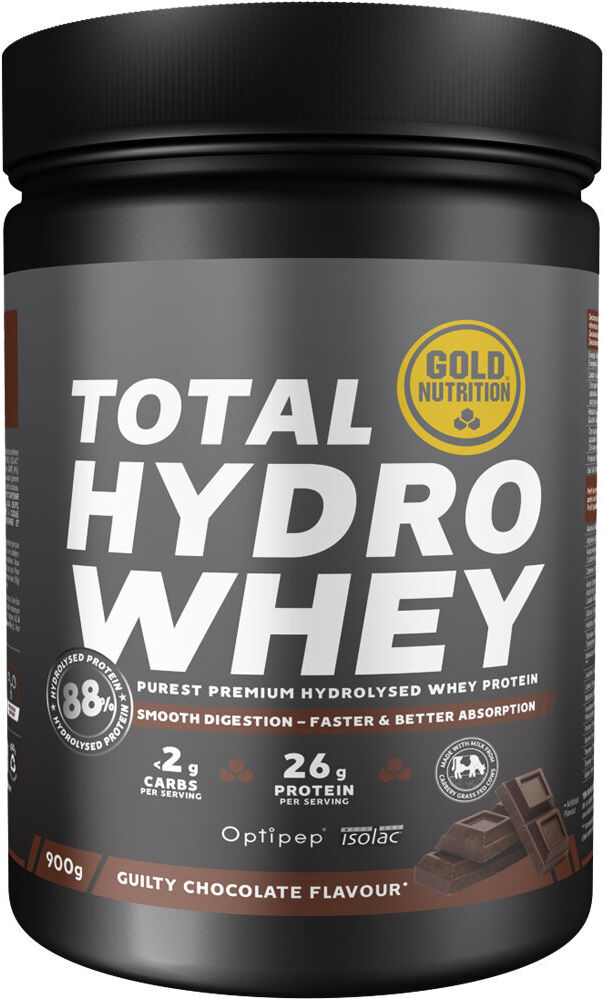 Gold Nutrition total hydro whey chocolate - 900 g proteínas  (UNICA)