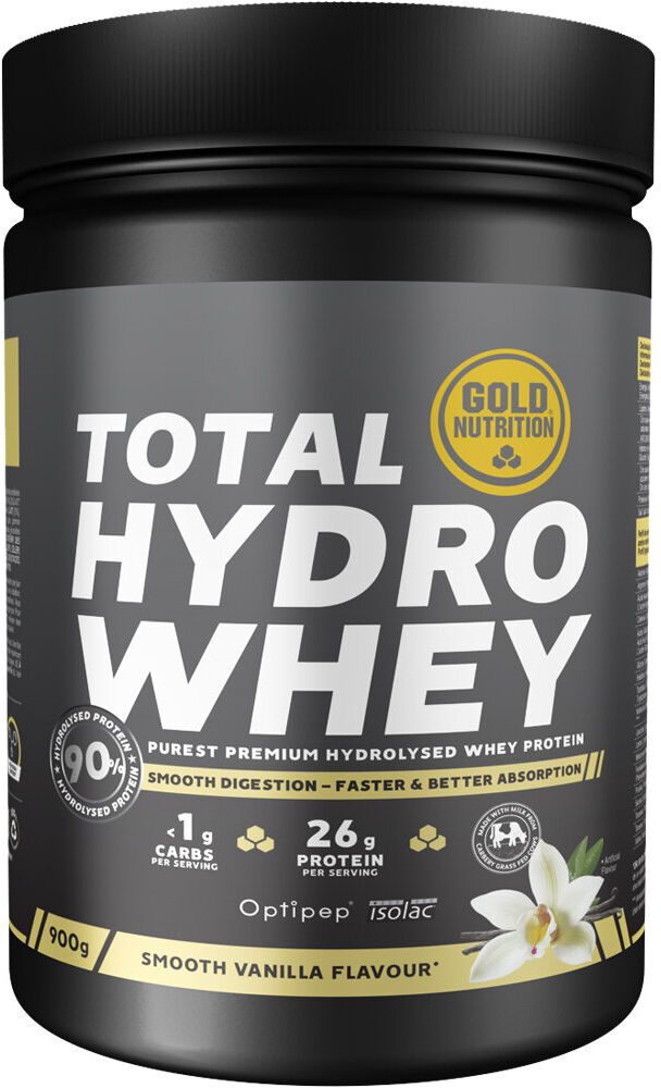 Gold Nutrition total hydro whey vainilla - 900 g proteínas  (UNICA)