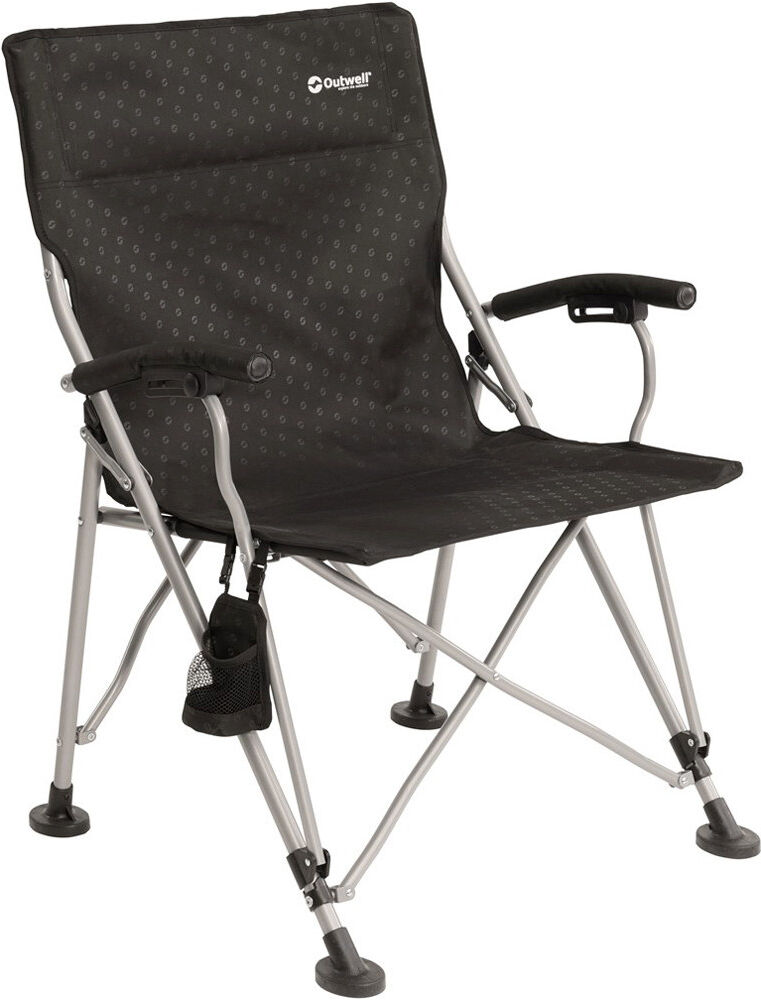 Outwell campo xl silla camping Negro (UNICA)