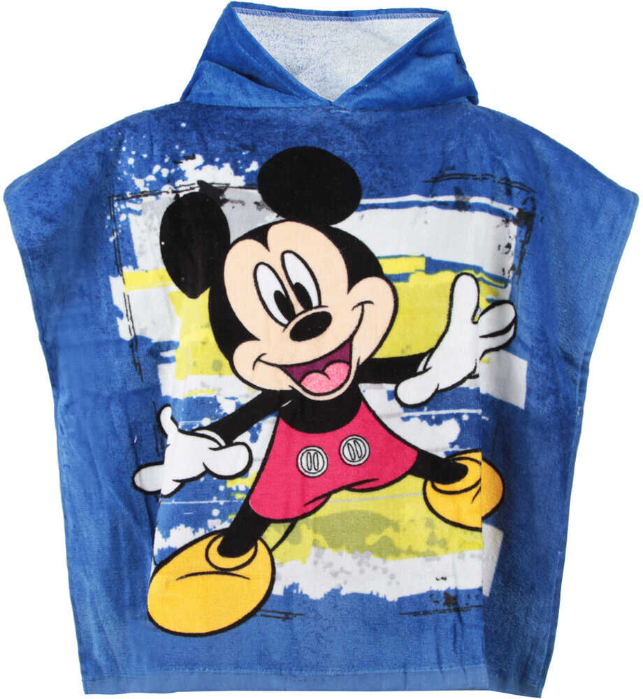 New Import poncho mickey toallas playa infantil Azul (UNICA)