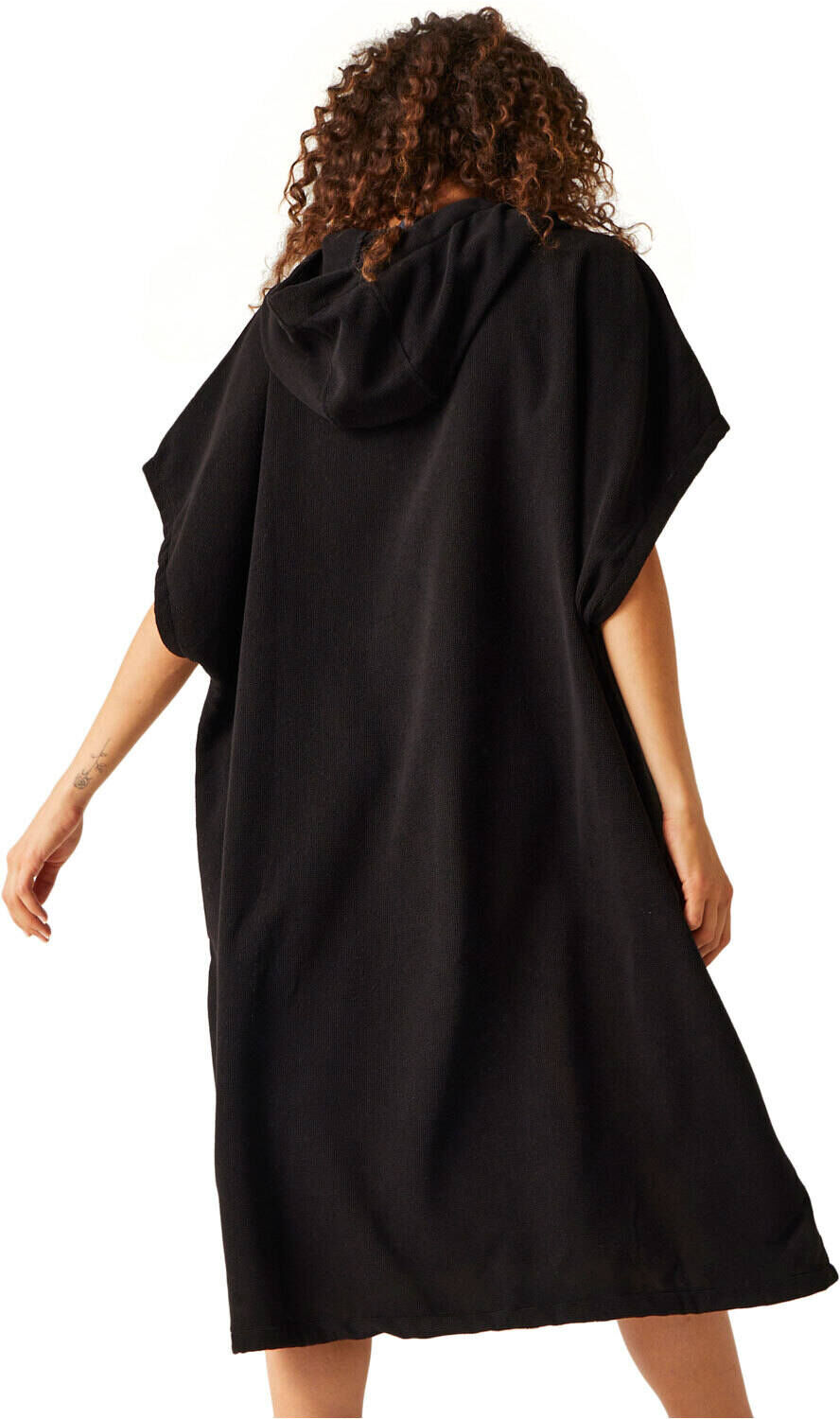 Regatta adult towel robe toallas playa Negro (S/M)