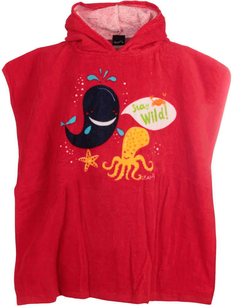 Seafor Toallas playa infantil poncho wild