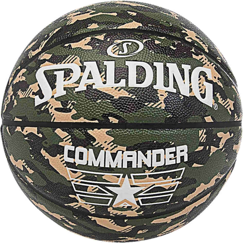 Spalding commander camo sz7 rubber basketball balón baloncesto  (UNICA)