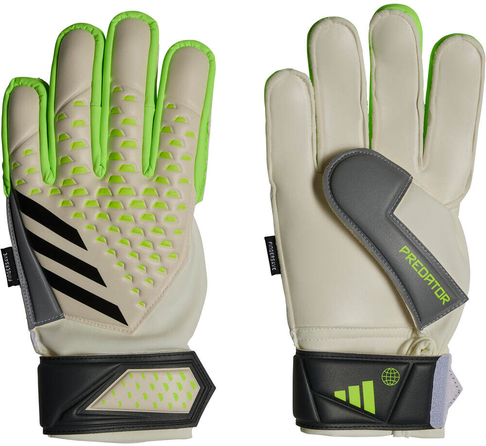 Adidas predator match fingersave guantes portero infantil Blanco (7)