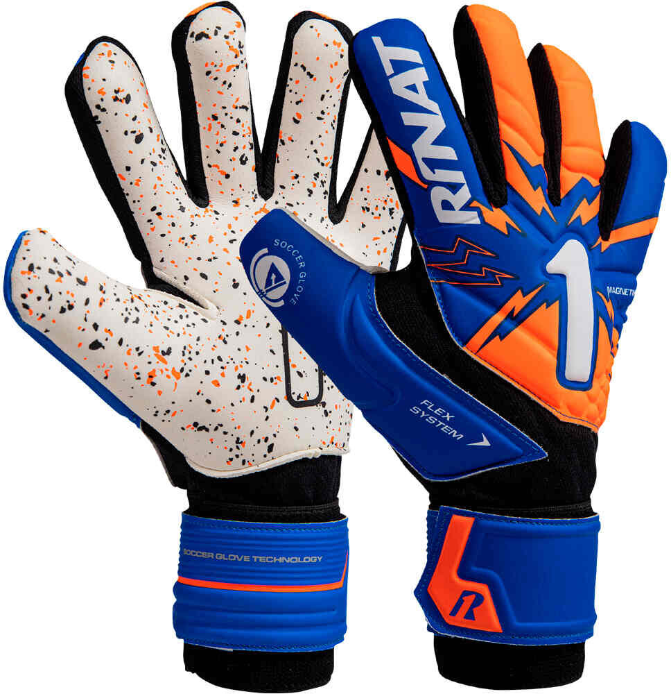 Rinat magnetik turf guantes portero infantil Azul (6)