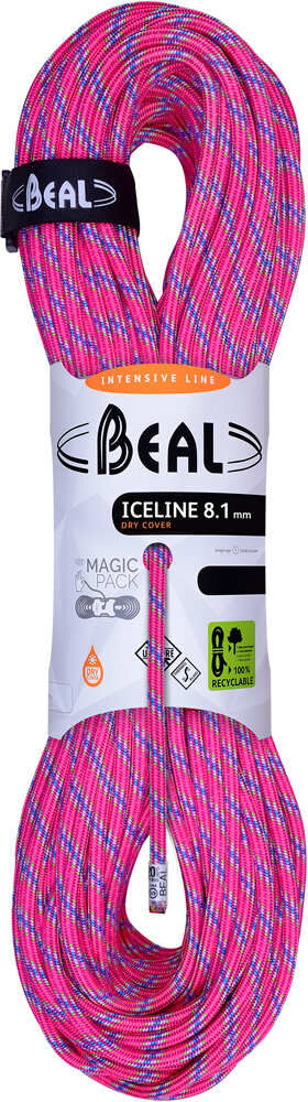 Beal ice line dcvr unicore cuerda escalada Rosa (UNICA)