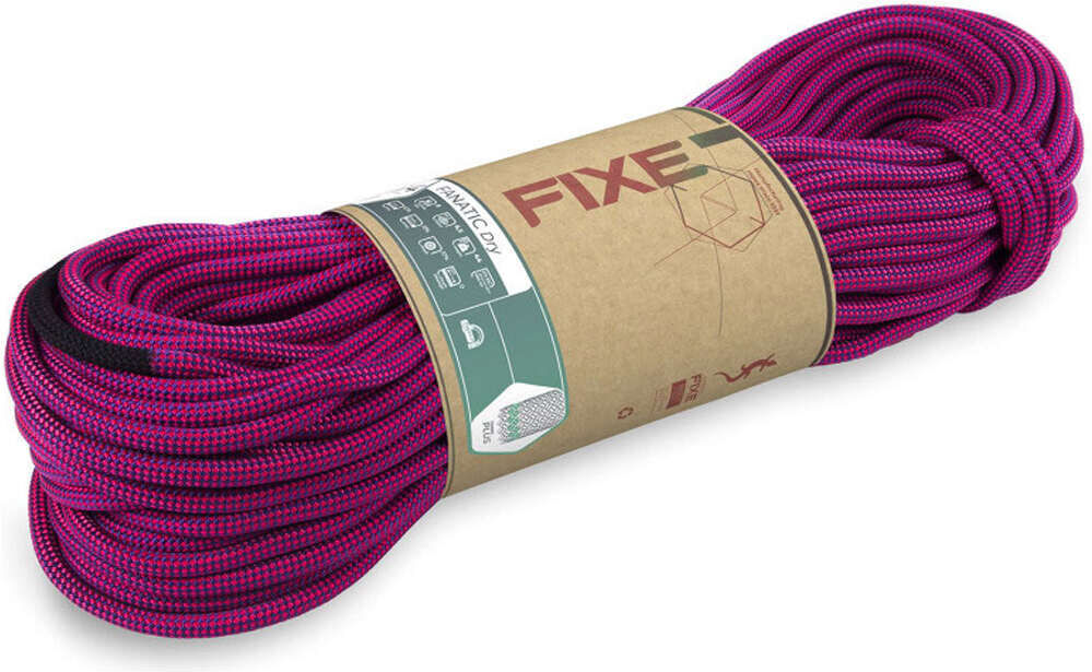 Fixe fanatic 84 mm 60 m dry cuerda escalada Rojo (UNICA)