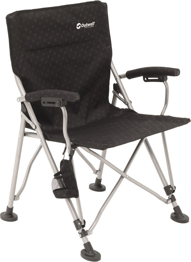 Outwell campo silla camping Negro (UNICA)