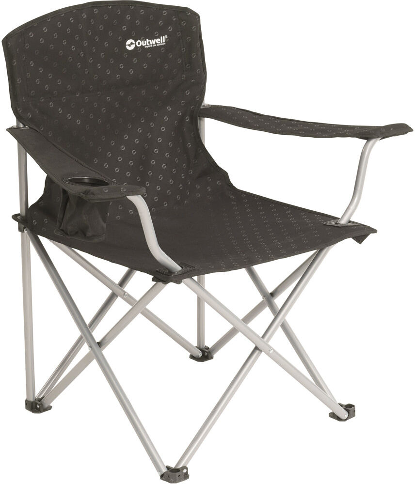 Outwell moyano silla camping Negro (UNICA)