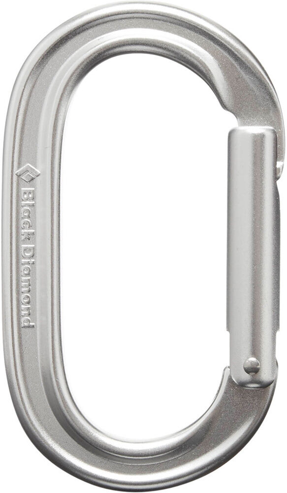 Black Diamond oval keylock mosquetón escalada Gris (UNICA)