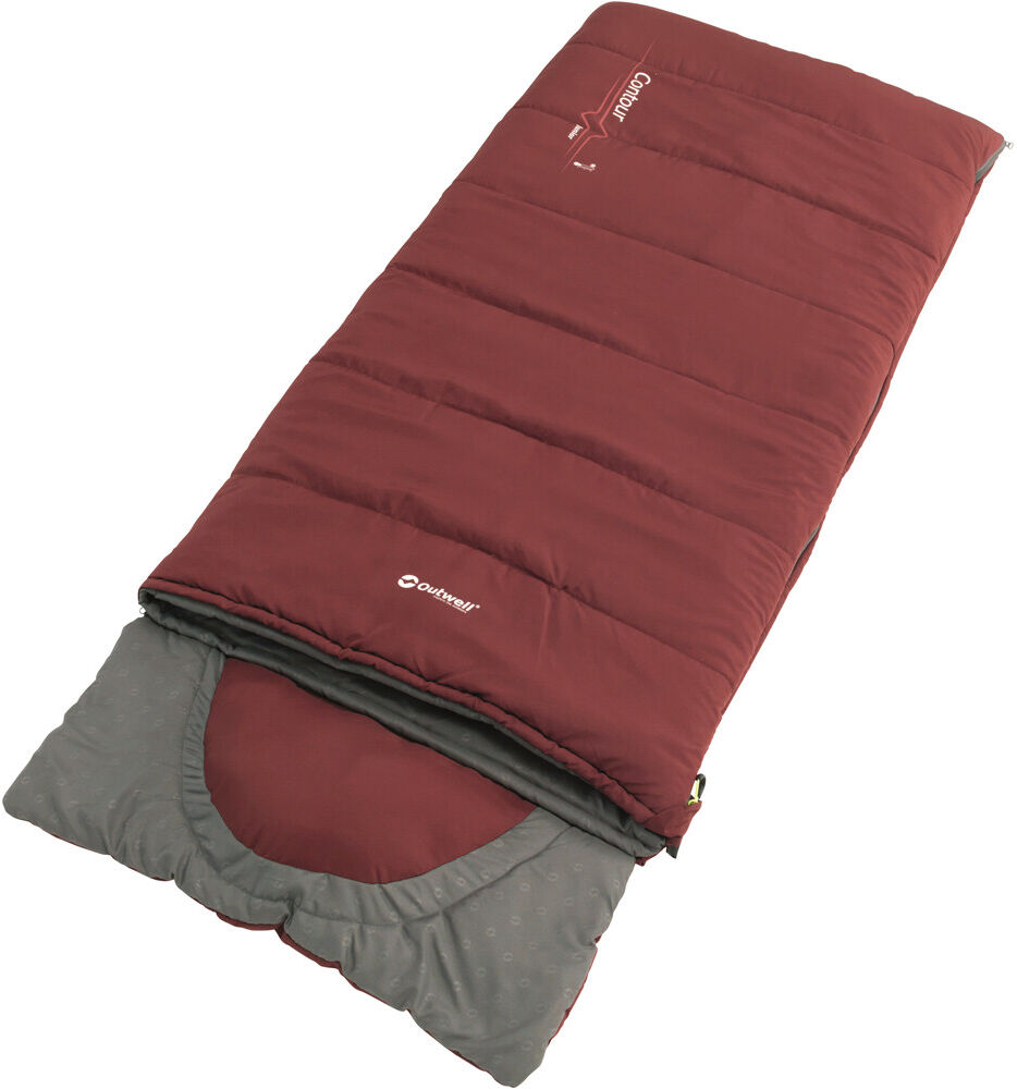 Outwell contour junior cremizq saco de dormir Rojo (UNICA)