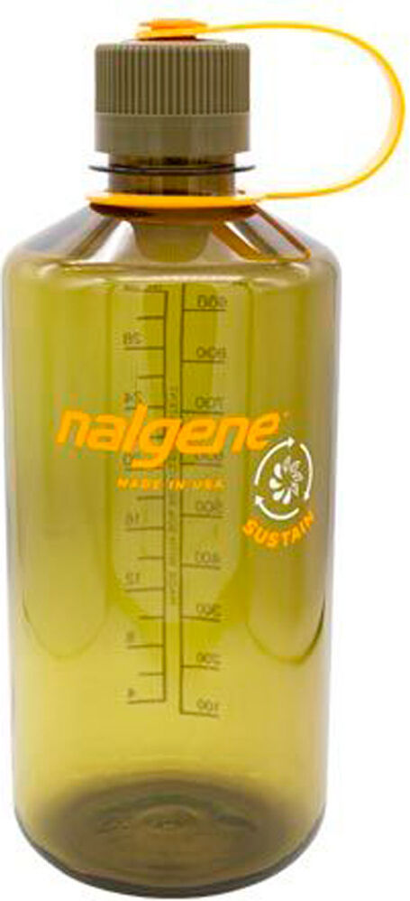 Nalgene bidn boca estrecha sustain 1l cantimplora Verde (UNICA)