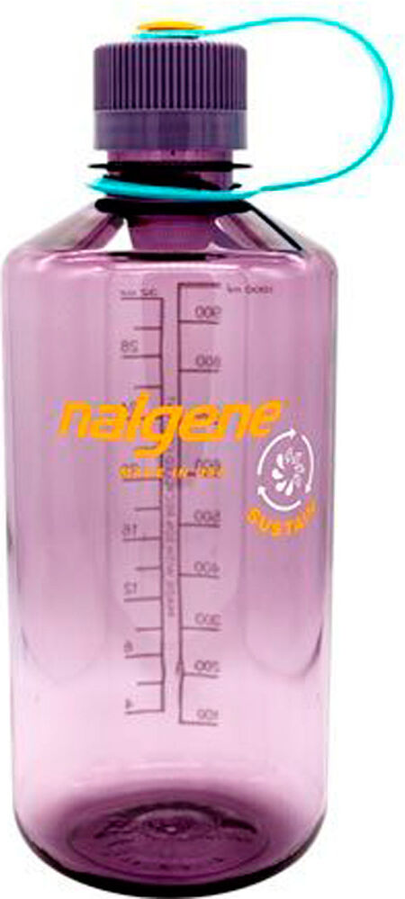 Nalgene bidn boca estrecha sustain 1l cantimplora Granate (UNICA)