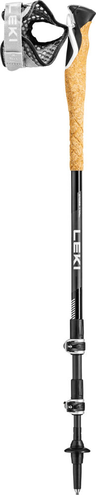 Leki par-cross trail lite carbon 100-135 bastón travesía montaña Negro (UNICA)